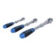 Jeu de cliquets réversible extensible BGS, inclinable, 3 pièces