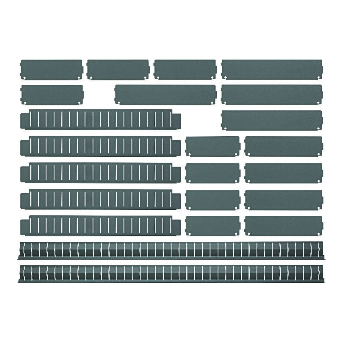 Jeu de compartiments pour tiroirs 760×398mm, 23 pièces