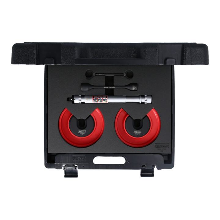 Jeu de compresseurs de ressorts télescopiques KS Tools pour ressorts intérieurs pour Audi et Seat, 11 pcs