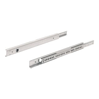 Jeu de coulisses Hettich KA 270 pour tiroir 350-550mm, acier galvanisé, 350mm