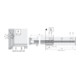 Jeu de coulisses Hettich KA 270 pour tiroir 350-550mm, acier galvanisé, 350mm-4