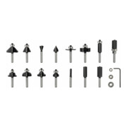 Jeu de couteaux Bosch 1/4" queue 15 pièces-2