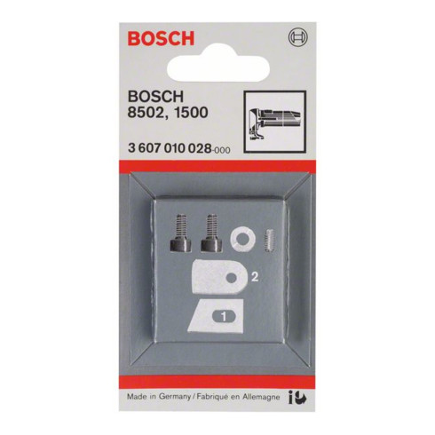 Jeu de couteaux Bosch pour cisailles à tôle et cisailles universelles 5 pièces GSC 1.6