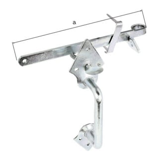 Jeu de crics 260mm galvanique, jaune verz.f.f.clôture tressée et portails légers en bois GAH