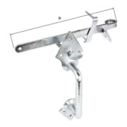 Jeu de crics 260mm galvanique, jaune verz.f.f.clôture tressée et portails légers en bois GAH