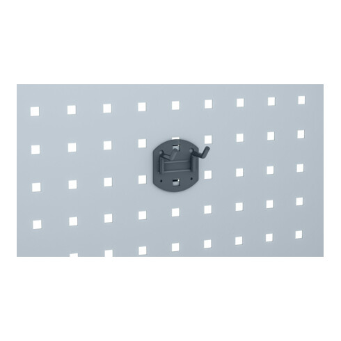 VIGOR Jeu de crochets doubles pour outils 25 mm V2519 Longueur totale : 25 mm, 10 outils