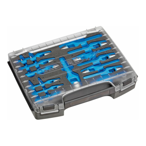 Jeu de crochets Gedore en acier perforé de 2 à 22 mm pour i-BOXX 72