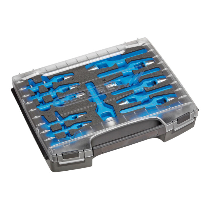 Jeu de crochets Gedore en acier perforé de 2 à 22 mm pour i-BOXX 72