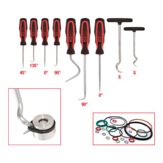 Jeu de crochets MASTER, 9 pcs