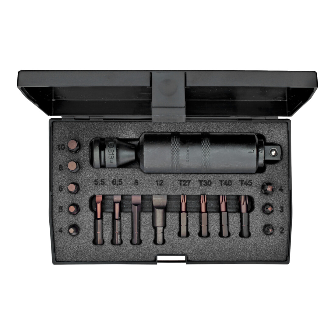 Jeu de desserrage de vis Gedore 1/2" 18 pièces