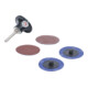 Jeu de disques/plateaux abrasifs Ø 50 mm BGS-1