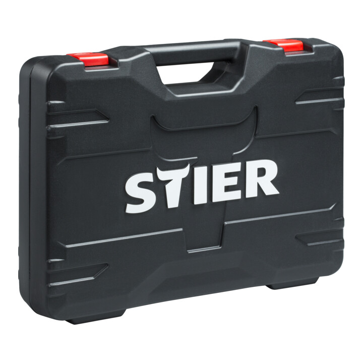 Jeu de douilles 1/4" 3/8" 1/2" STIER, 179 pièces