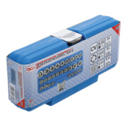 Jeu de Douilles 6,3 mm 1/4" / 12,5 mm (1/2") E4 - E24 28 pièces BGS-2
