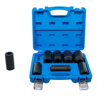 Jeu de douilles à choc, extra profondes 20 mm (3/4") 22 - 38 mm 8 pièces BGS