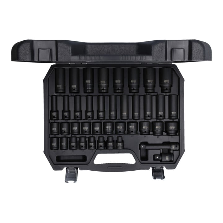 Jeu de douilles à chocs 1/2" 6 pans KS Tools, 40 pcs