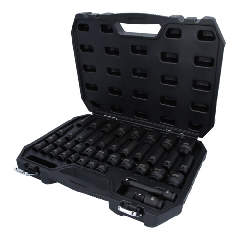 Jeu de douilles à chocs 1/2" 6 pans KS Tools, 40 pcs
