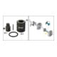 Jeu de douilles à chocs 2549-18/4 ∙ Carré creux 20 mm (3/4 pouce) ∙ Profil denture multiple intérieur XZN ∙ Nombre d'outils : 4 HAZET-2
