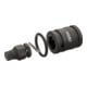 Jeu de douilles à chocs 2549-18/4 ∙ Carré creux 20 mm (3/4 pouce) ∙ Profil denture multiple intérieur XZN ∙ Nombre d'outils : 4 HAZET-4