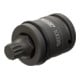 Jeu de douilles à chocs 2549-18/4 ∙ Carré creux 20 mm (3/4 pouce) ∙ Profil denture multiple intérieur XZN ∙ Nombre d'outils : 4 HAZET-5