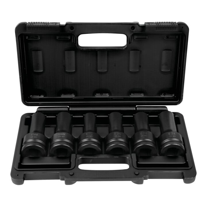Jeu de douilles à chocs 3/4'', 6 pcs KS Tools