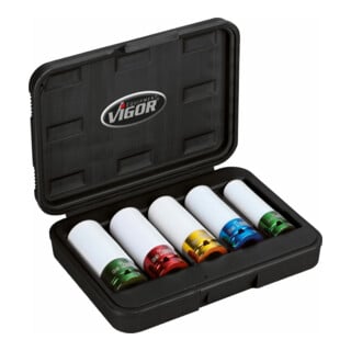 Jeu de douilles à chocs 5 VIGOR