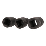 Jeu de douilles à chocs RIBE® 1/2", courtes, 3 pcs KS Tools-2