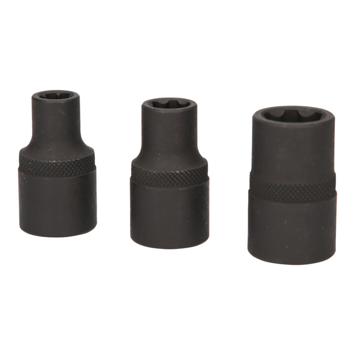 Jeu de douilles à chocs RIBE® 1/2", courtes, 3 pcs KS Tools