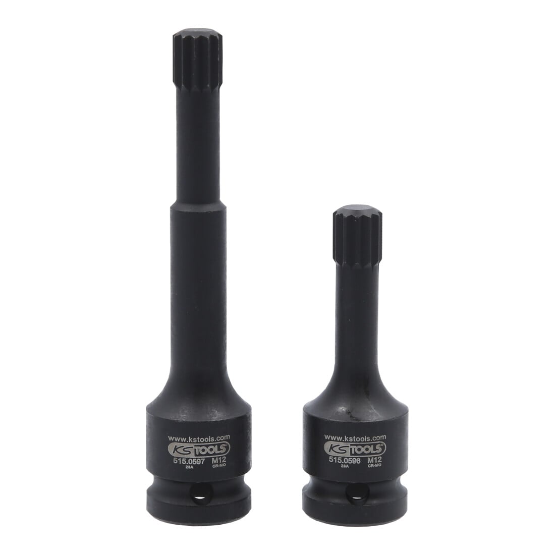 Jeu de douilles à chocs spéciales KS Tools 1/2" XZN, 2 pcs