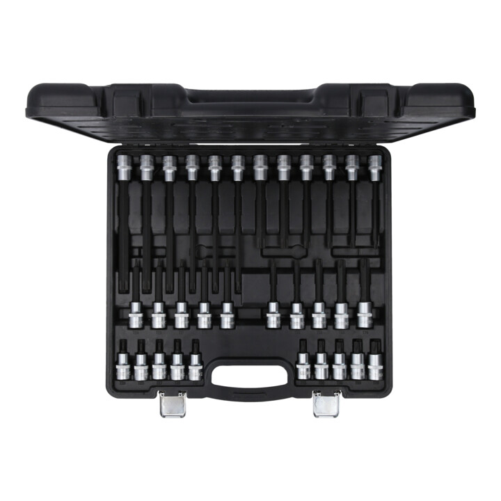 Jeu de douilles à embout 1/2" pour vis TX KS Tools 32 pcs