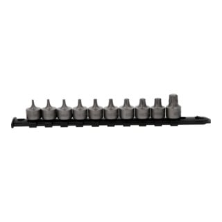 Jeu de douilles à embout 3/8" TX KS Tools courtes, 10 pcs, T10-T55