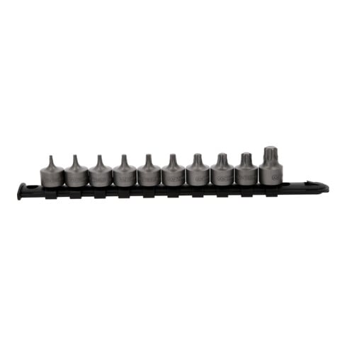 Jeu de douilles à embout 3/8" TX KS Tools courtes, 10 pcs, T10-T55