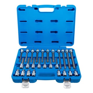 Jeu de douilles à embouts 12,5 mm (1/2") Denture multiple intérieure (pour XZN) 26 pièces BGS