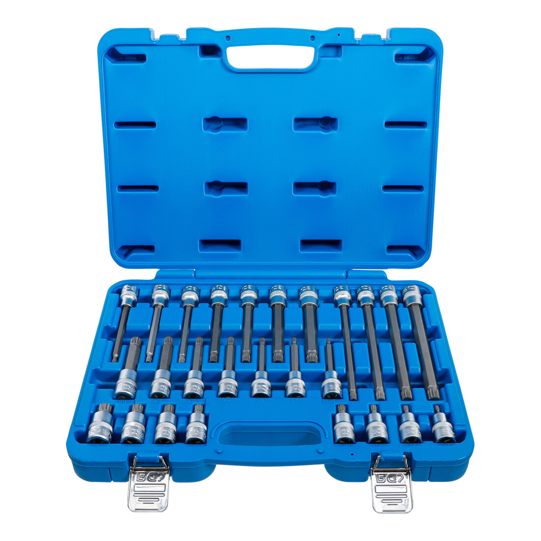 Jeu de douilles à embouts 12,5 mm (1/2") Denture multiple intérieure (pour XZN) 26 pièces BGS