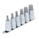 Jeu de douilles à embouts 12,5 mm (1/2") six pans intérieurs 6 - 14 mm 6 pièces BGS-4