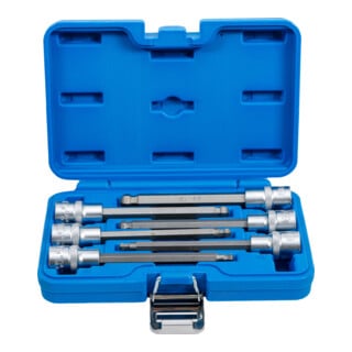 Jeu de douilles à embouts 12,5 mm (1/2") six pans intérieurs avec tête sphérique 5 - 12 mm 6 pièces BGS