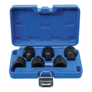 Jeu de douilles à embouts à choc 20 mm (3/4") Profil T (pour TX Plus) T55 - T100 6 pièces BGS