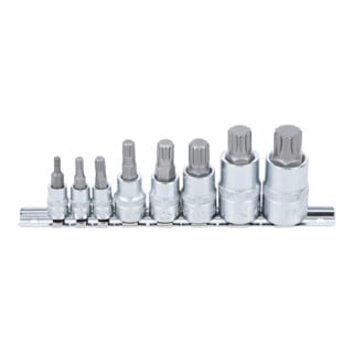 Jeu de douilles à embouts Denture multiple intérieure (pour XZN) M4 - M16 8 pièces BGS