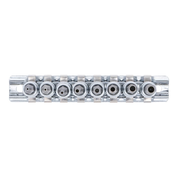 Jeu de douilles à embouts Empreinte carré femelle 6,3 mm (1/4") six pans femelle avec alésage 2 – 7 mm 8 pièces BGS
