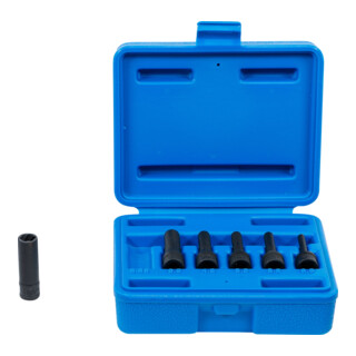 Jeu de douilles à séparer pour électrode de bougie de préchauffe 6,3 mm (1/4") 6 pièces Kraftmann