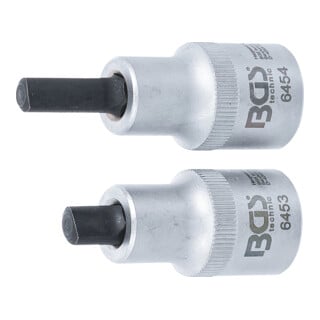 Jeu de douilles d’écartement de serrage de jambe de force 12,5 mm (1/2") 5 x 7 mm & 5,5 x 8,2 mm 2 pièces BGS
