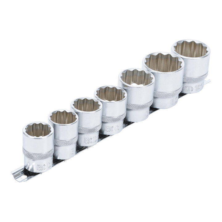 Jeu de Douilles, douze pans 12,5 mm (1/2") 20 - 32 mm 7 pièces BGS