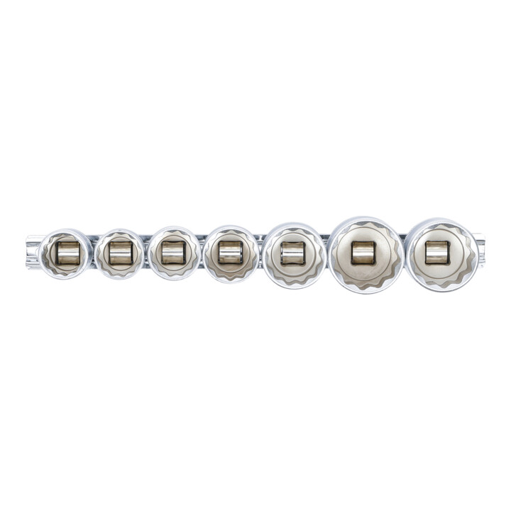Jeu de Douilles, douze pans 12,5 mm (1/2") 20 - 32 mm 7 pièces BGS
