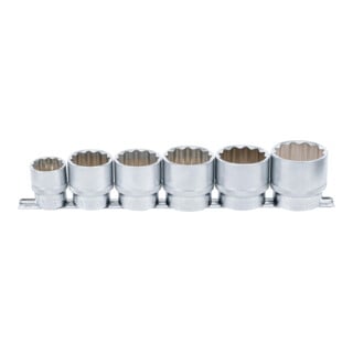 Jeu de Douilles, douze pans 12,5 mm (1/2") 24 - 38 mm 6 pièces BGS