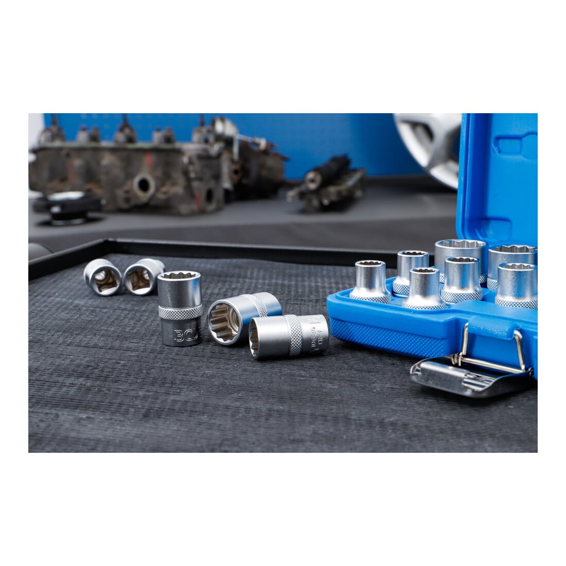 Jeu de Douilles, douze pans 12,5 mm (1/2") 8 - 24 mm 16 pièces BGS