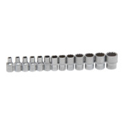 Jeu de Douilles, douze pans 6,3 mm (1/4") 4 - 14 mm 13 pièces Kraftmann-3