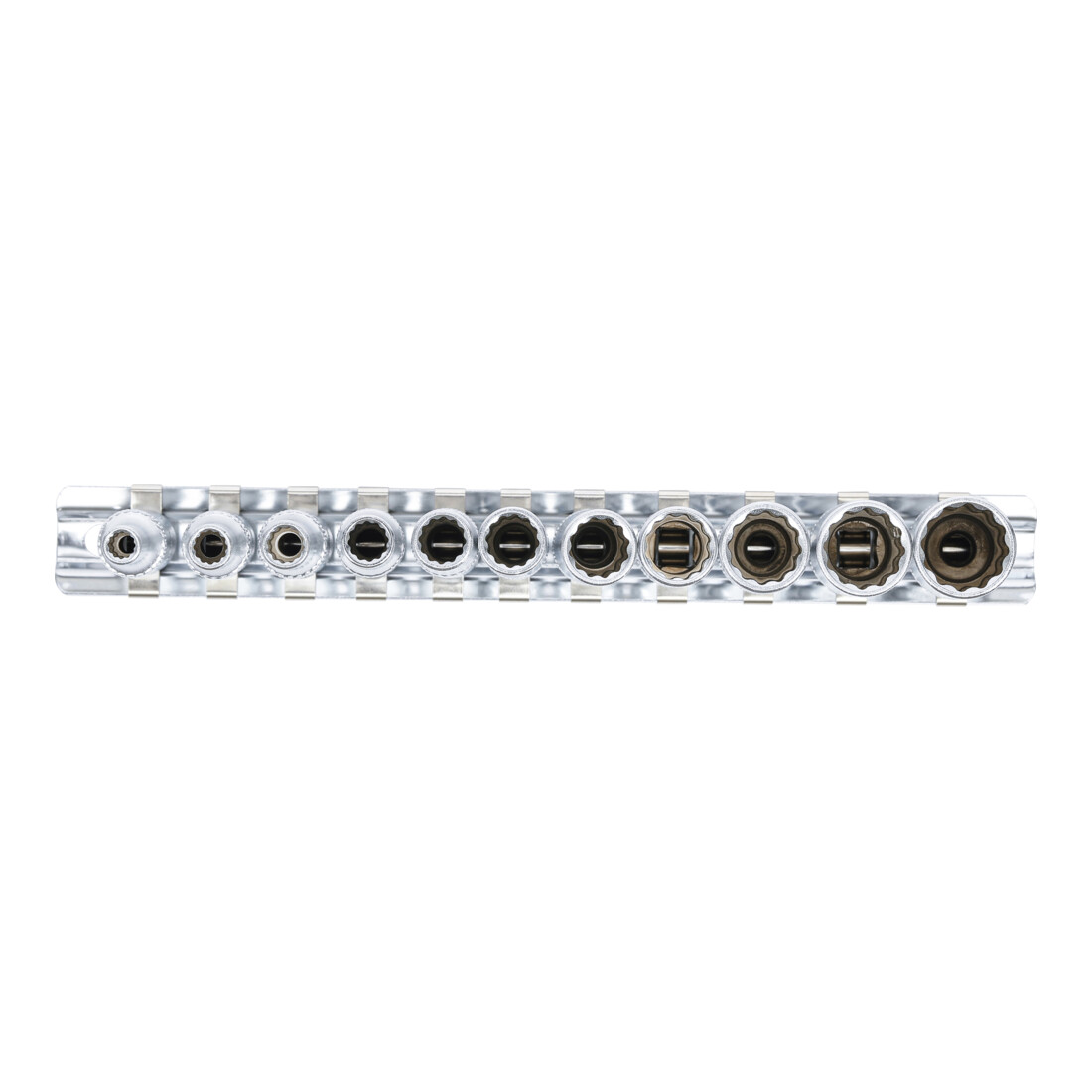 Jeu de douilles, douze pans, profondes 6,3 mm (1/4") 4 - 13 mm 11 pièces BGS