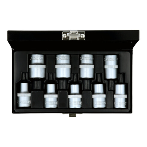 Jeu de douilles KS Tools 1/2" TX E 9 pièces E10-E24