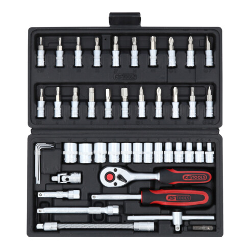 Jeu de douilles KS Tools 1/4", 48 pièces