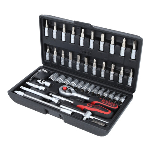 Jeu de douilles KS Tools 1/4", 48 pièces