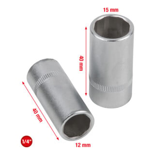 Jeu de douilles pour la révision des circuits de climatisation, 2 pcs.